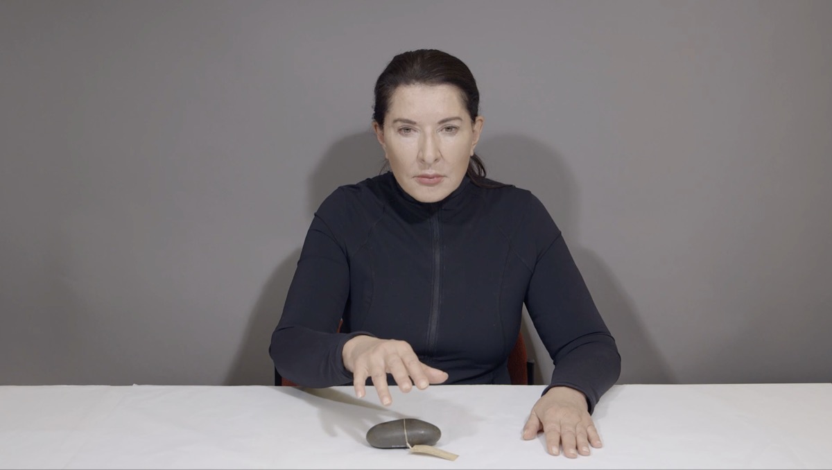 Still from the video ‘Presence and Absence’, Marina Abramović, 2022.