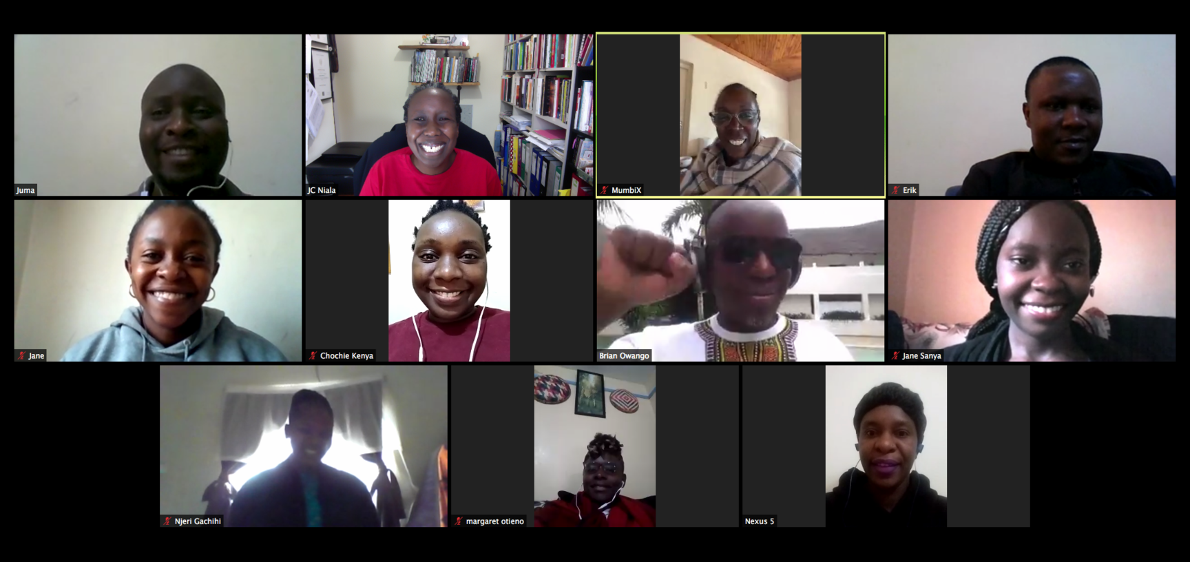 Kenya research project zoom meeting 18 July 2020