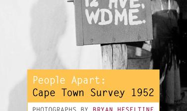 People Apart: Cape Town Survey 1952 – Photographs by Bryan Heseltine (Oxford: Pitt Rivers Museum, 2011). ISBN 978-0-902793-53-8